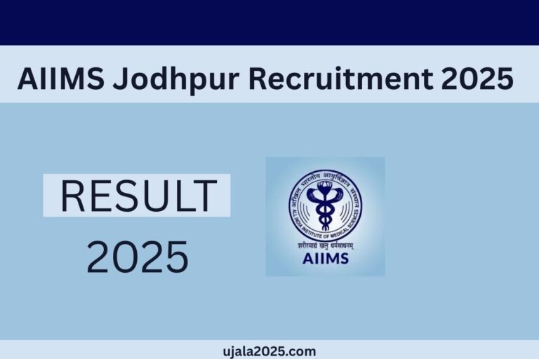 AIIMS Jodhpur Recruitment 2025