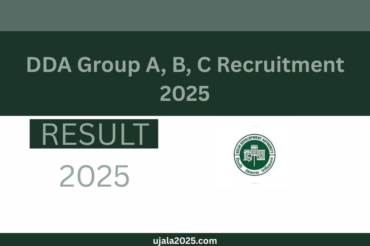 DDA Group A, B, C Recruitment 2025