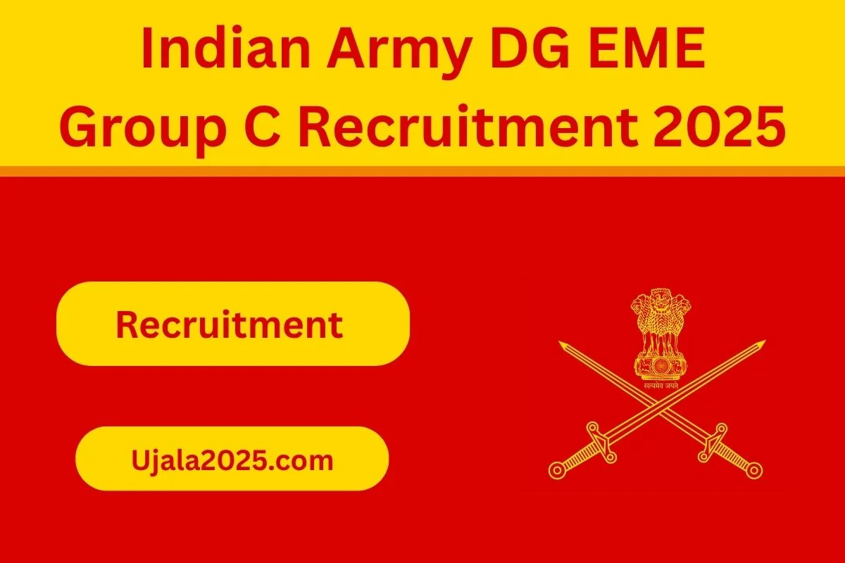 Indian Army DG EME Group C Recruitment 2025