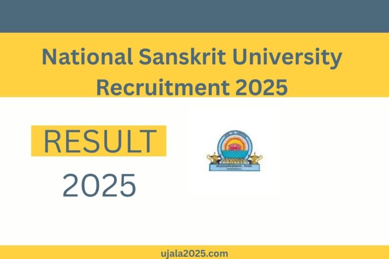 National Sanskrit University Recruitment 2025