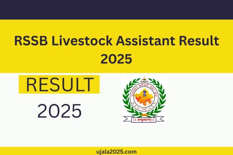 RSSB Livestock Assistant Result 2025