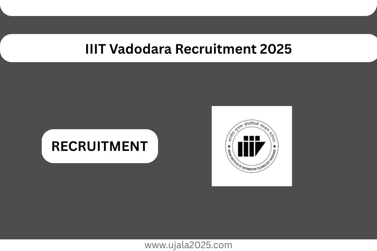 IIIT Vadodara Recruitment 2025