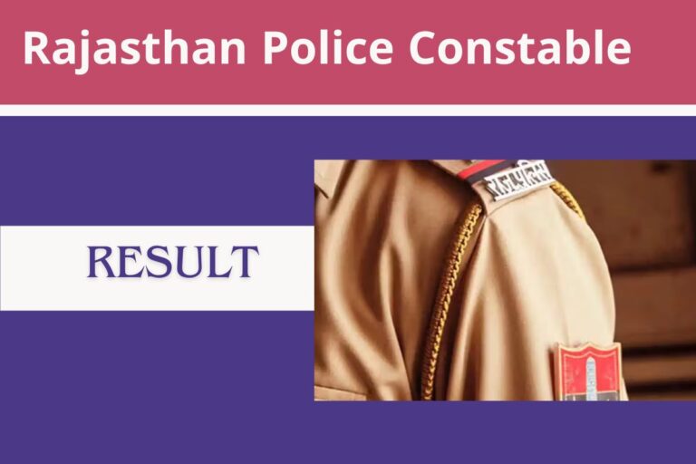 Rajasthan Police Constable