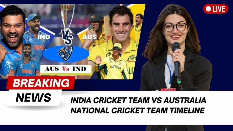 India Cricket Team Vs Australia National Cricket Team Timeline