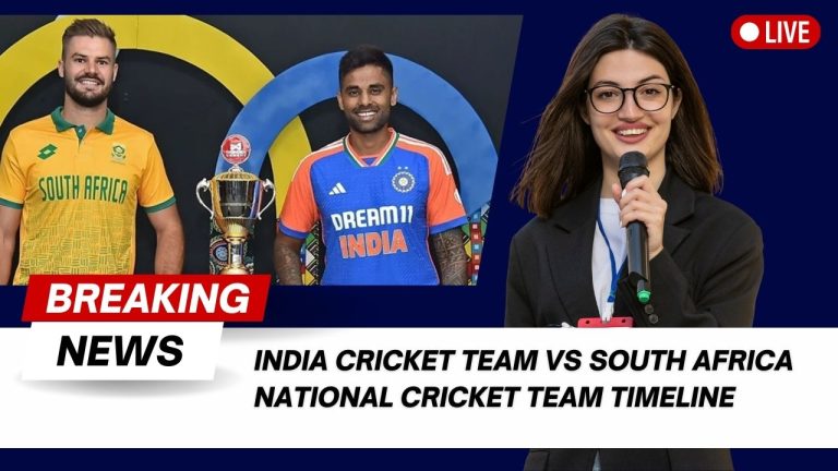 India Cricket Team Vs South Africa National Cricket Team Timeline