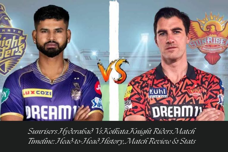 Sunrisers Hyderabad Vs Kolkata Knight Riders Match Timeline