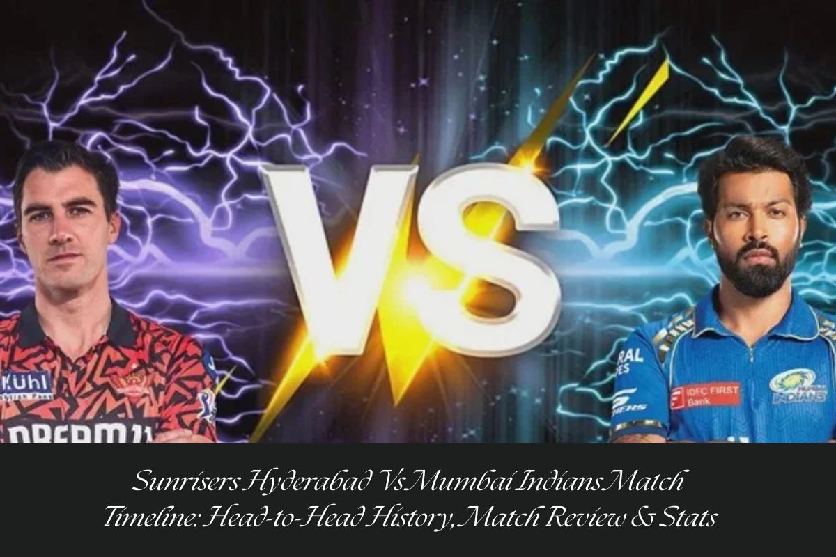 Sunrisers Hyderabad Vs Mumbai Indians Match Timeline